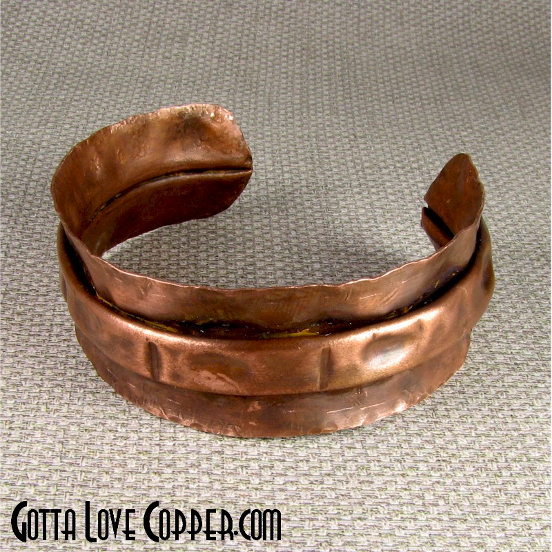 Folded Copper Cuff