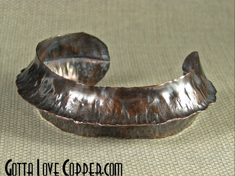 Folded Copper Cuff