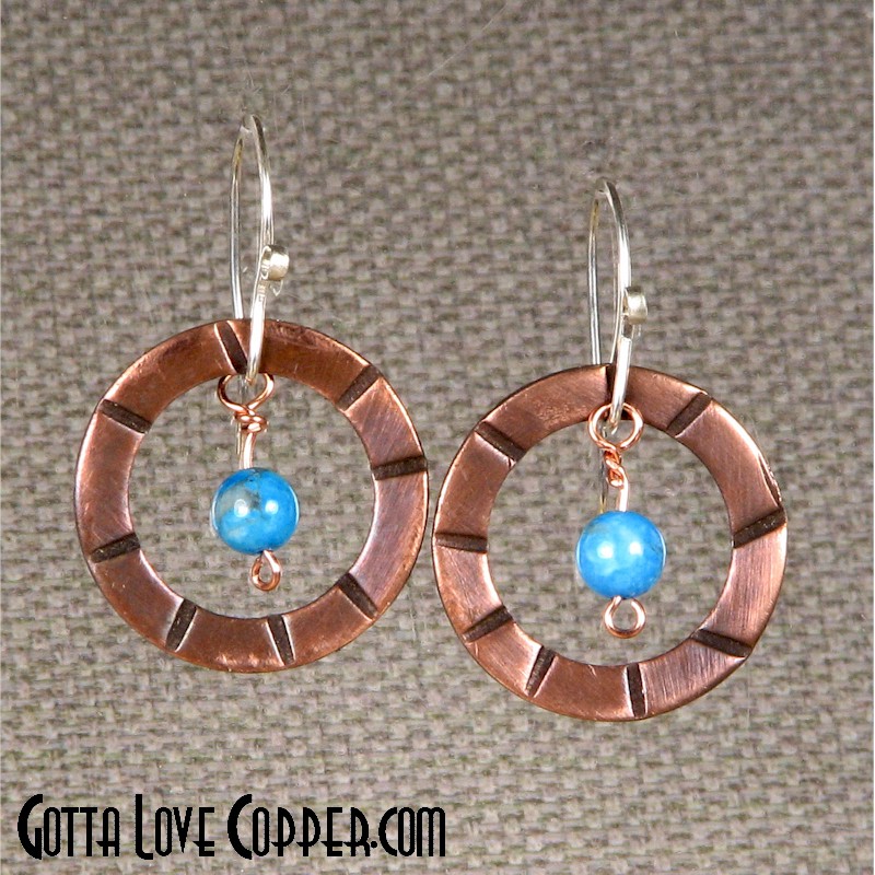 Bullseye Bead Earrings