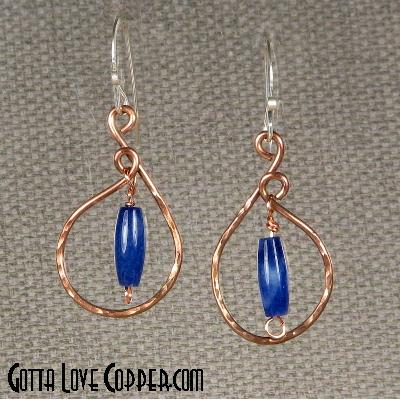 Wire and Bead Earrings