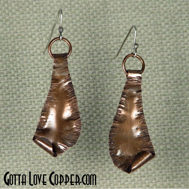 Abstract Leafy Earrings