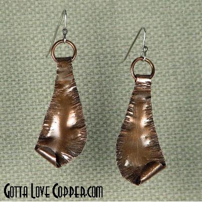 Abstract Leafy Earrings