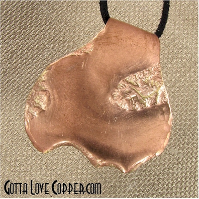 Copper-Coated Brass Pendant