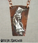 Silver and Copper Pendant