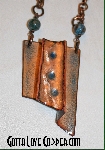 Enameled Copper Pendant